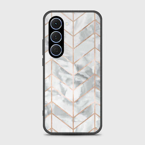 Tecno Spark 40 Pro - White Marble Series 2 - HQ Ultra Shine Premium Infinity Glass Soft Silicon Borders Case