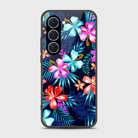 Tecno Spark 40 Pro - Floral Series - HQ Ultra Shine Premium Infinity Glass Soft Silicon Borders Case