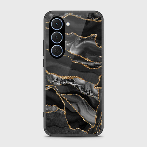 Tecno Spark 40 Pro - Black Marble Series - HQ Ultra Shine Premium Infinity Glass Soft Silicon Borders Case