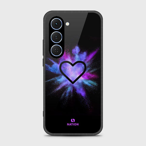 Tecno Spark 40 Pro - Onation Heart Series - HQ Ultra Shine Premium Infinity Glass Soft Silicon Borders Case