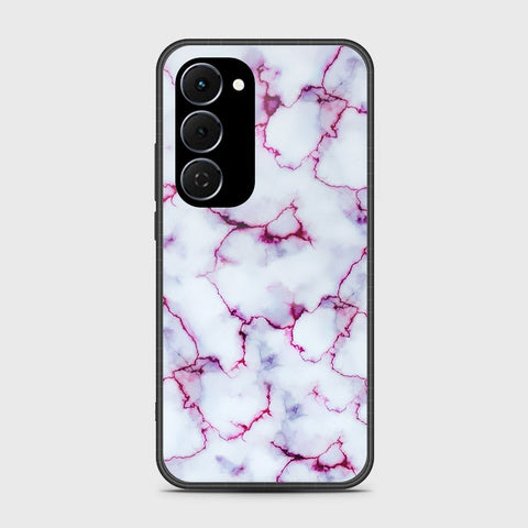 Tecno Spark 40 Pro Plus - White Marble Series - HQ Ultra Shine Premium Infinity Glass Soft Silicon Borders Case