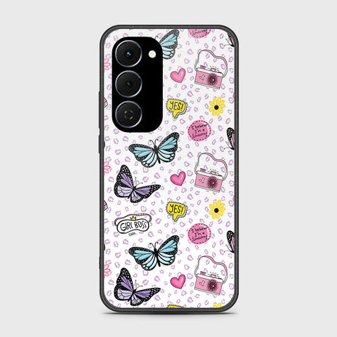 Tecno Spark 40 Pro Plus - Vanilla Dream Series - HQ Ultra Shine Premium Infinity Glass Soft Silicon Borders Case