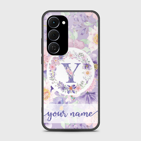 Tecno Spark 40 Pro Plus - Personalized Alphabet Series - HQ Ultra Shine Premium Infinity Glass Soft Silicon Borders Case