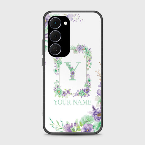 Tecno Spark 40 Pro Plus - Personalized Alphabet Series - HQ Ultra Shine Premium Infinity Glass Soft Silicon Borders Case
