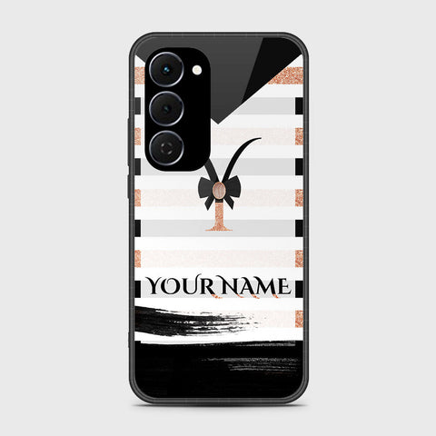 Tecno Spark 40 Pro Plus - Personalized Alphabet Series - HQ Ultra Shine Premium Infinity Glass Soft Silicon Borders Case