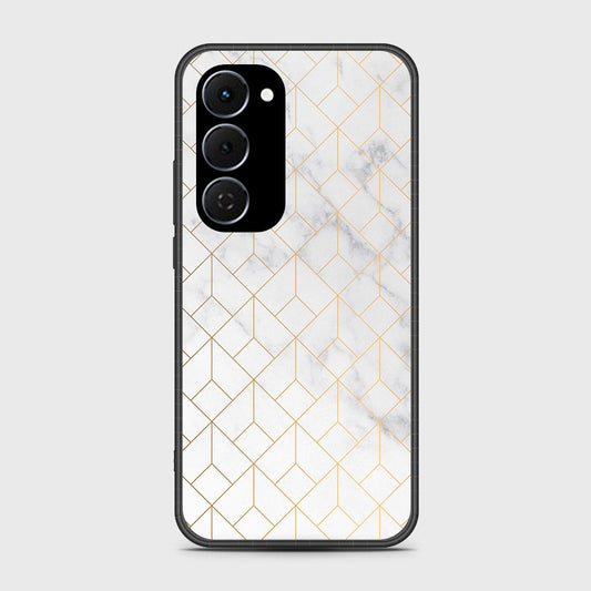 Tecno Spark 40 Pro Plus - White Marble Series 2 - HQ Ultra Shine Premium Infinity Glass Soft Silicon Borders Case