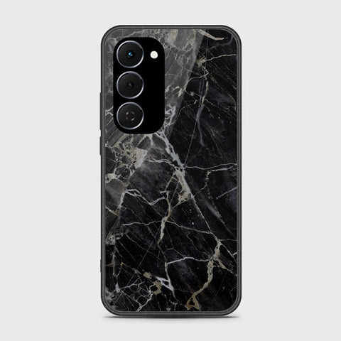 Tecno Spark 40 Pro Plus - Black Marble Series - HQ Ultra Shine Premium Infinity Glass Soft Silicon Borders Case