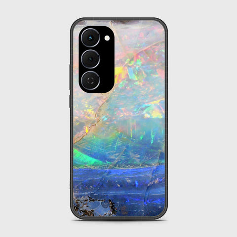Tecno Spark 40 Pro Plus - Colorful Marble Series - HQ Ultra Shine Premium Infinity Glass Soft Silicon Borders Case