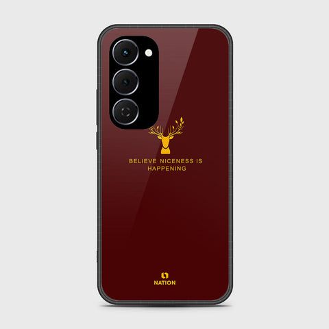 Tecno Spark 40 Pro Plus - Nice Series - HQ Ultra Shine Premium Infinity Glass Soft Silicon Borders Case