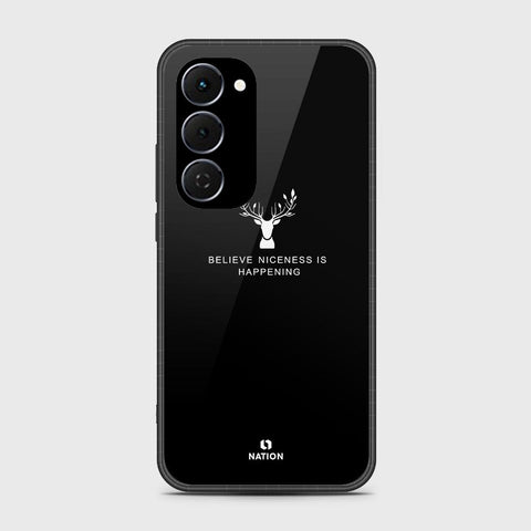 Tecno Spark 40 Pro Plus - Nice Series - HQ Ultra Shine Premium Infinity Glass Soft Silicon Borders Case