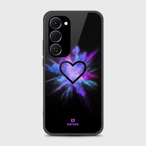 Tecno Spark 40 Pro Plus - Onation Heart Series - HQ Ultra Shine Premium Infinity Glass Soft Silicon Borders Case