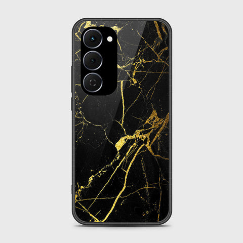 Tecno Spark 40 Pro Plus - Black Marble Series - HQ Ultra Shine Premium Infinity Glass Soft Silicon Borders Case