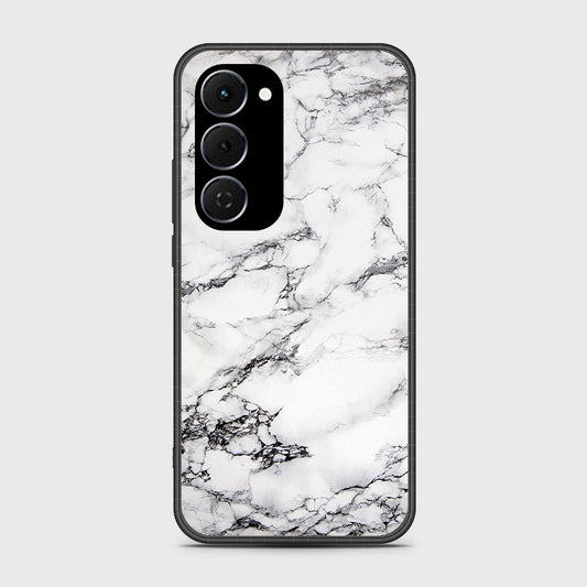 Tecno Spark 40 Pro Plus - White Marble Series - HQ Ultra Shine Premium Infinity Glass Soft Silicon Borders Case