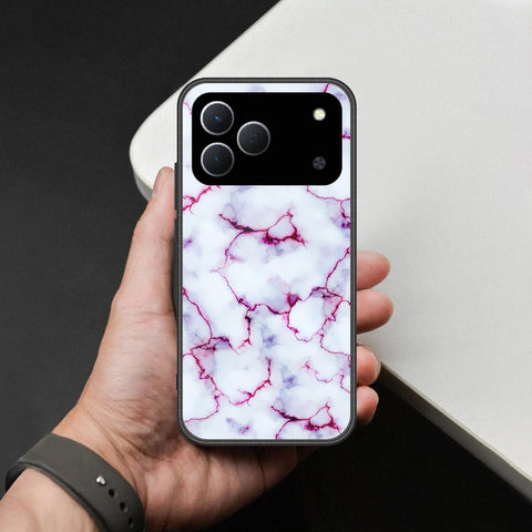 Tecno Spark 50 4G Cover - White Marble Series - HQ Premium Shine Durable Shatterproof Case