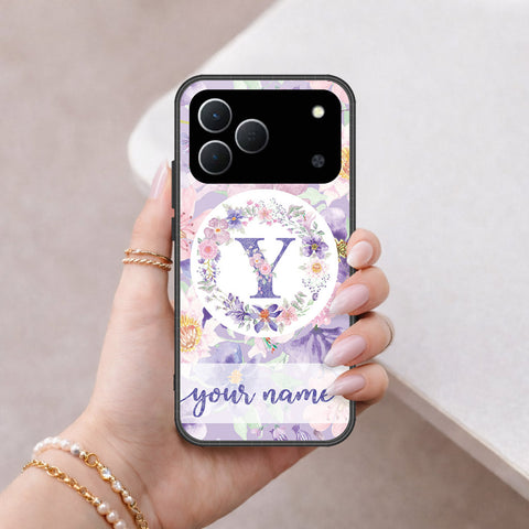 Tecno Spark 50 4G Cover - Personalized Alphabet Series - HQ Premium Shine Durable Shatterproof Case