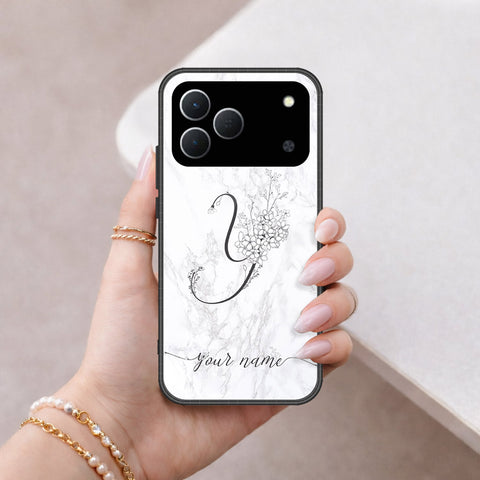 Tecno Spark 50 4G Cover - Personalized Alphabet Series - HQ Premium Shine Durable Shatterproof Case