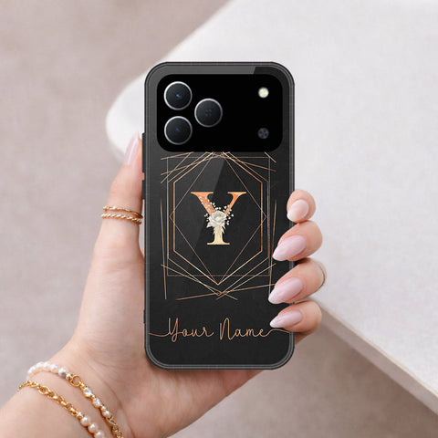 Tecno Spark 50 4G Cover - Personalized Alphabet Series - HQ Premium Shine Durable Shatterproof Case
