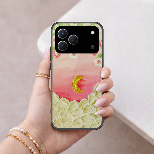 Tecno Spark 50 4G Cover - Floral Series - Design 7 - Pink & Yellow - HQ Premium Shine Durable Shatterproof Case