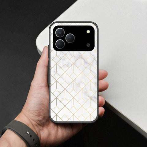 Tecno Spark 50 4G Cover - White Marble Series 2 - HQ Premium Shine Durable Shatterproof Case