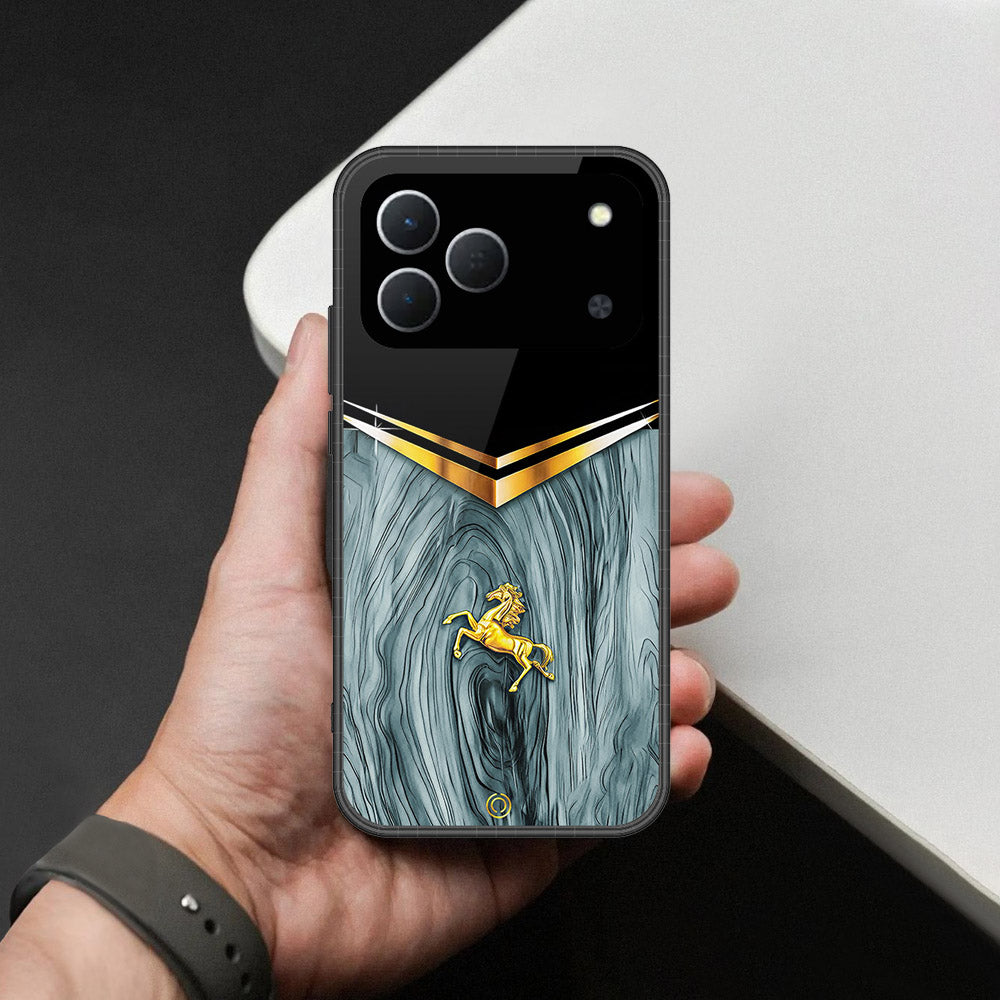 Tecno Spark 50 4G Cover - Majestic Royal V Design - HQ Premium Shine Durable Shatterproof Case