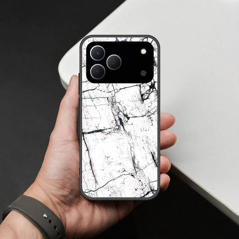 Tecno Spark 50 4G Cover - White Marble Series 2 - HQ Premium Shine Durable Shatterproof Case