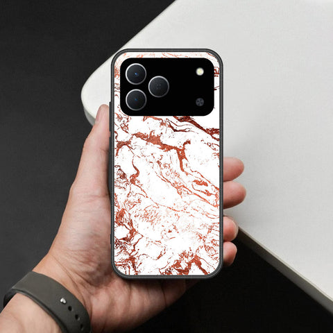 Tecno Spark 50 4G Cover - White Marble Series 2 - HQ Premium Shine Durable Shatterproof Case