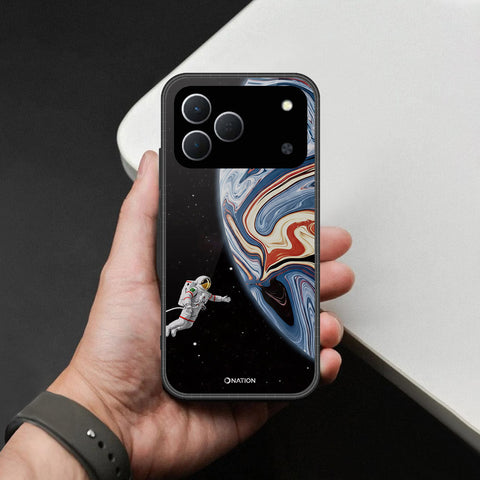 Tecno Spark 50 4G Cover - Cosmic Marble Astronaut Design - HQ Premium Shine Durable Shatterproof Case