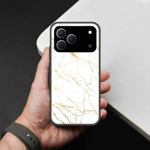 Tecno Spark 50 4G Cover - White Marble Series 2 - HQ Premium Shine Durable Shatterproof Case