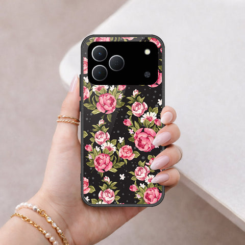 Tecno Spark 50 4G Cover - Floral Series - HQ Premium Shine Durable Shatterproof Case