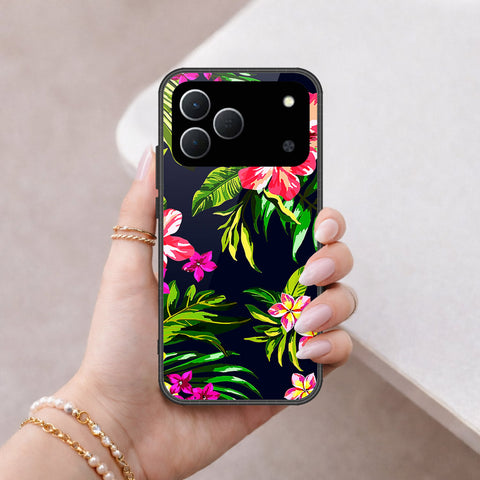 Tecno Spark 50 4G Cover - Floral Series - HQ Premium Shine Durable Shatterproof Case