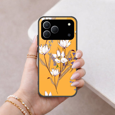 Tecno Spark 50 4G Cover - Floral Series - HQ Premium Shine Durable Shatterproof Case