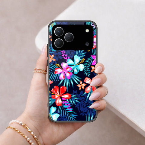 Tecno Spark 50 4G Cover - Floral Series - HQ Premium Shine Durable Shatterproof Case