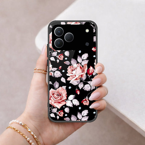 Tecno Spark 50 4G Cover - Floral Series - HQ Premium Shine Durable Shatterproof Case