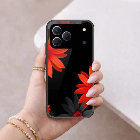 Tecno Spark 50 4G Cover - Floral Series 2 - HQ Premium Shine Durable Shatterproof Case