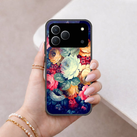 Tecno Spark 50 4G Cover - Floral Series 2 - HQ Premium Shine Durable Shatterproof Case