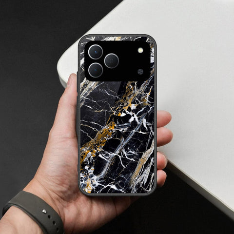 Tecno Spark 50 4G Cover - Black Marble Series - HQ Premium Shine Durable Shatterproof Case