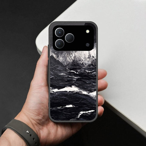 Tecno Spark 50 4G Cover - Black Marble Series - HQ Premium Shine Durable Shatterproof Case