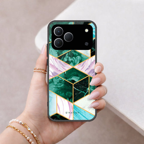 Tecno Spark 50 4G Cover - O'Nation Shades of Marble Series - HQ Premium Shine Durable Shatterproof Case