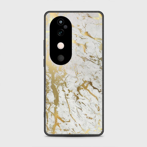 Vivo V40 - White Marble Series - HQ Premium Shine Durable Shatterproof Case