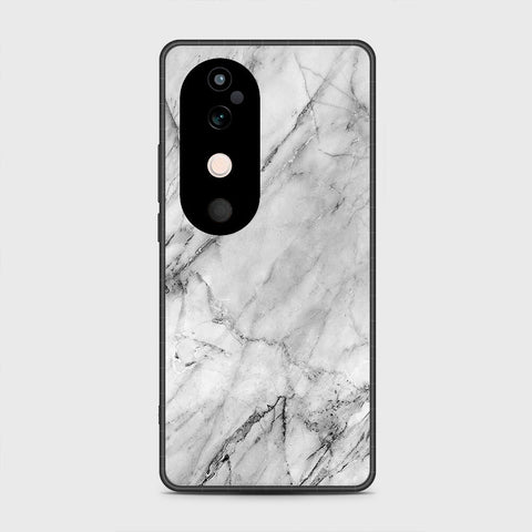 Vivo V40 - White Marble Series - HQ Premium Shine Durable Shatterproof Case