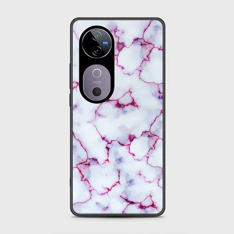 Vivo V40 Pro - White Marble Series - HQ Premium Shine Durable Shatterproof Case