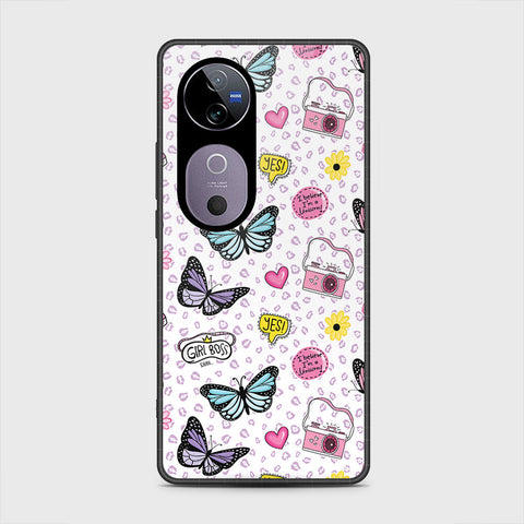 Vivo V40 - Vanilla Dream Series - HQ Premium Shine Durable Shatterproof Case