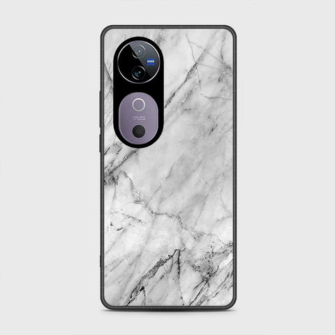 Vivo V40 Pro - White Marble Series - HQ Premium Shine Durable Shatterproof Case