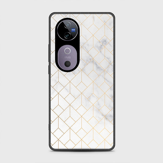 Vivo V40 - White Marble Series 2 - HQ Premium Shine Durable Shatterproof Case