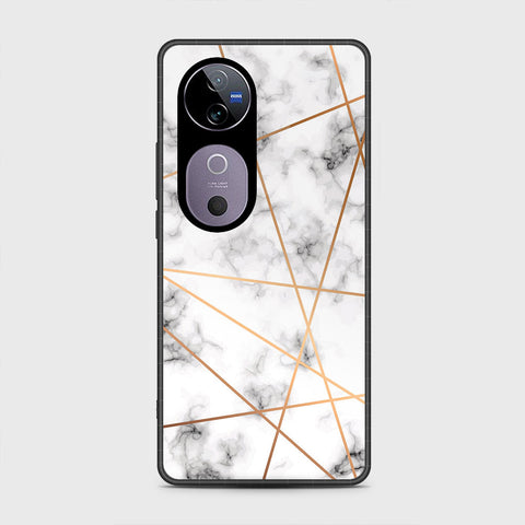 Vivo S19 Pro - White Marble Series 2 - HQ Premium Shine Durable Shatterproof Case