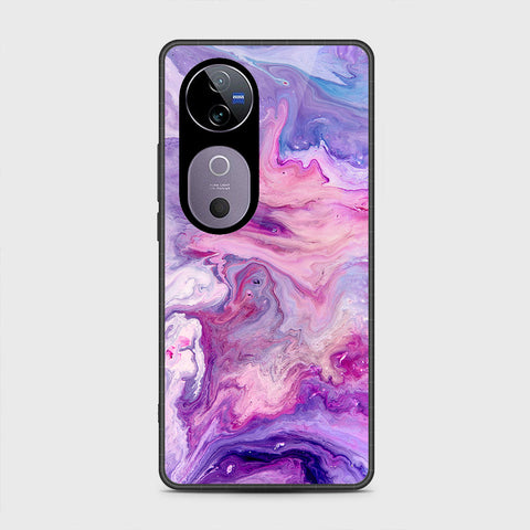 Vivo V40 Pro - Colorful Marble Series - HQ Premium Shine Durable Shatterproof Case