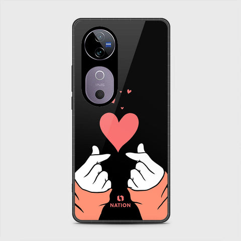 Vivo V40 - Onation Heart Series - HQ Premium Shine Durable Shatterproof Case