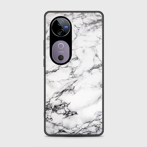 Vivo V40 Pro - White Marble Series - HQ Premium Shine Durable Shatterproof Case