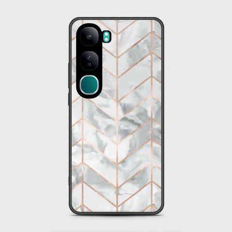 Vivo Y200 (2025) - White Marble Series 2 - HQ Premium Shine Durable Shatterproof Case