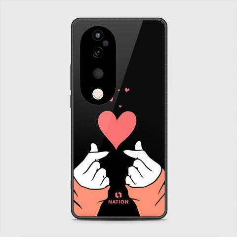 Vivo V40 Pro - Onation Heart Series - HQ Premium Shine Durable Shatterproof Case